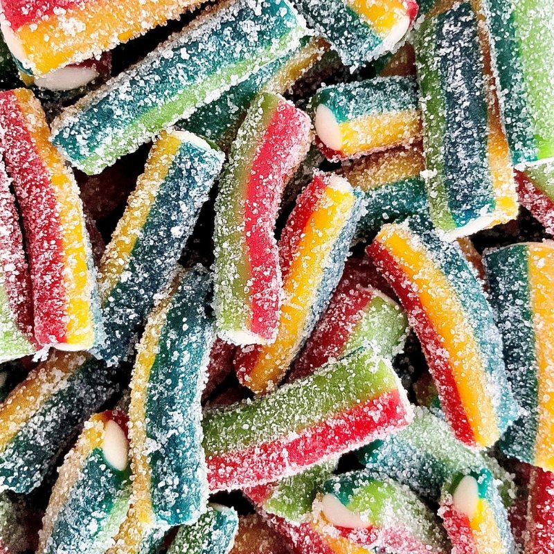 Bonbons gélifiés acidulés Mini Stixxxs