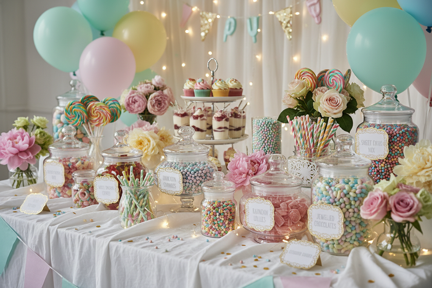 Bonbons et fêtes : comment créer une candy bar inoubliable