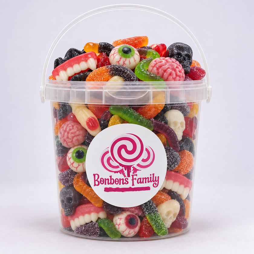 Seau de bonbons Halloween 1 kg – Bonbons Family