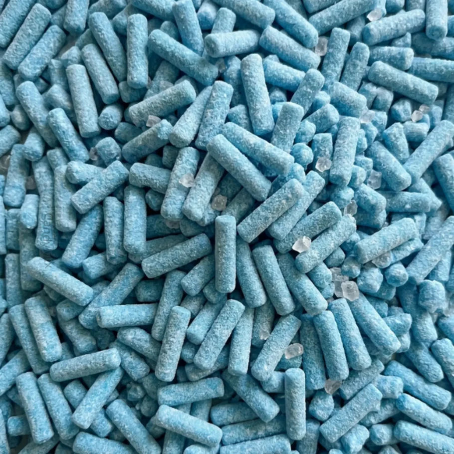 Craie Hitschies Bleue Framboise Acide – Bonbon Tendre et Ultra Piquant