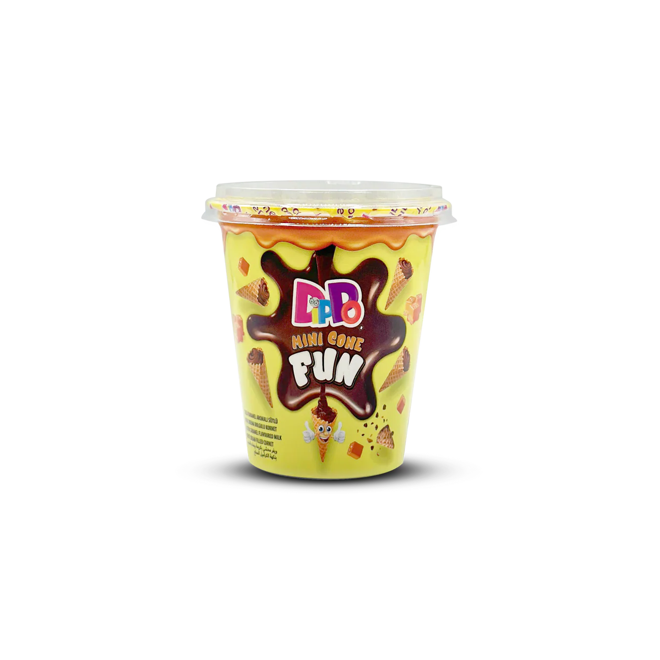 DiPPo Mini Cone Fun Cup Caramel