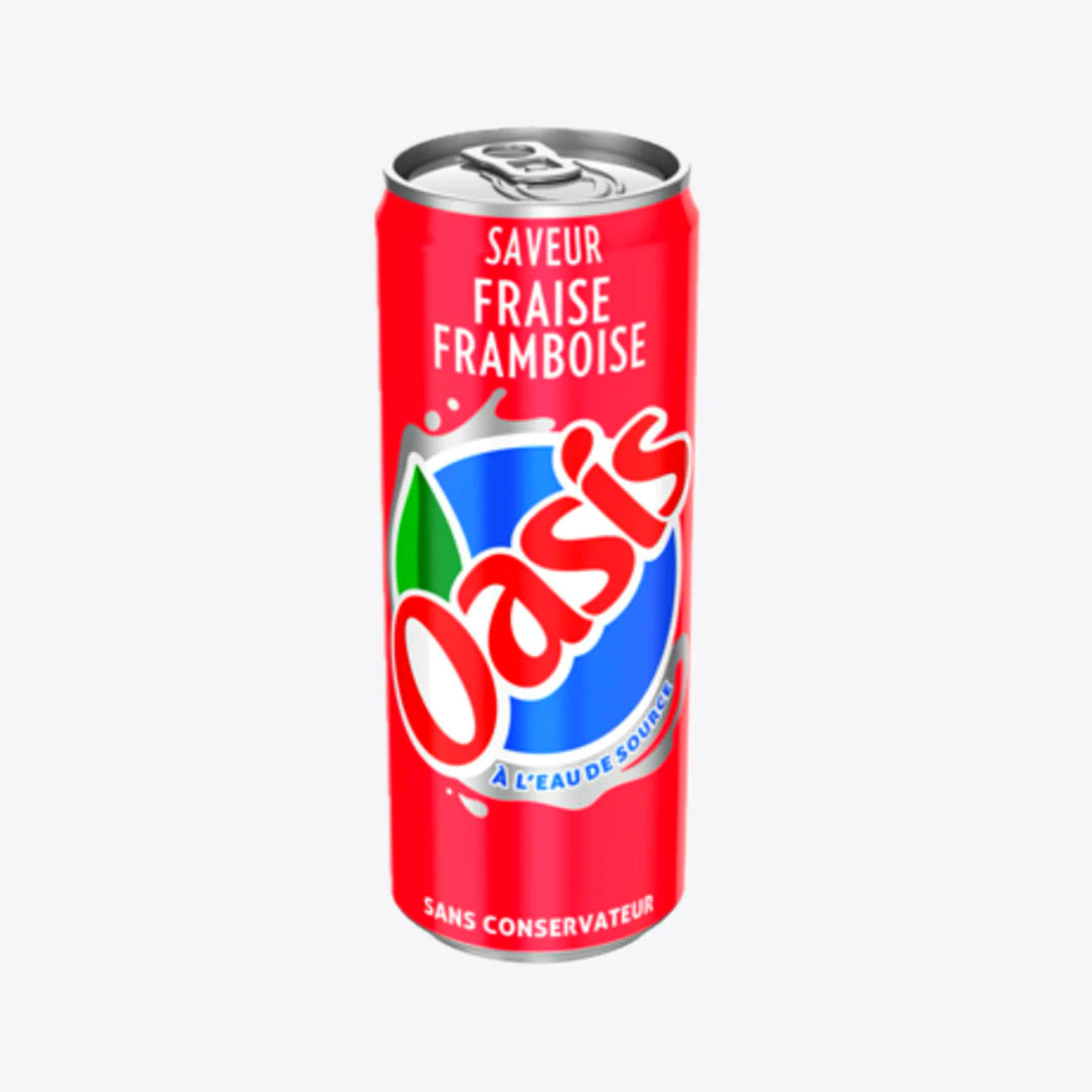 Oasis Fraise Framboise – Boisson Fruitée Fraise & Framboise