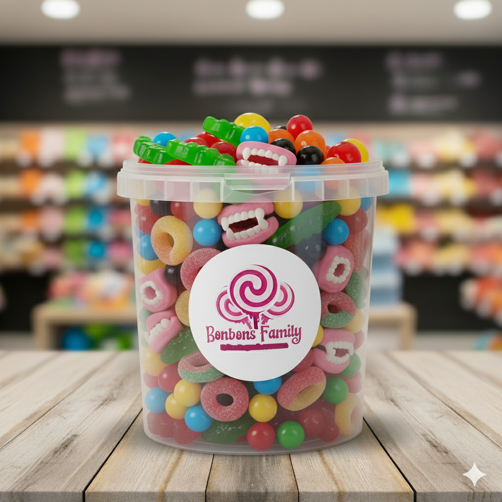 Seau de bonbons 700 Gr - Mixte