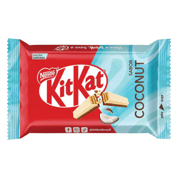 Kit Kat Coconut | Chocolat Fourré Noix de Coco Croquant