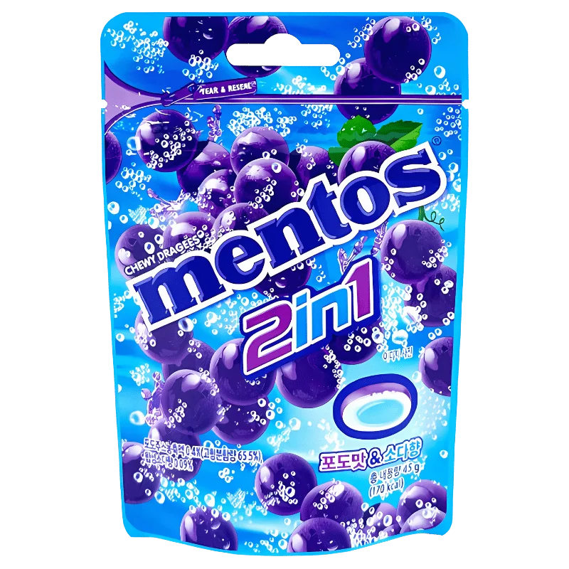 Mentos Raisin du Japon – La Confiserie Fruitée aux Saveurs Exotiques !