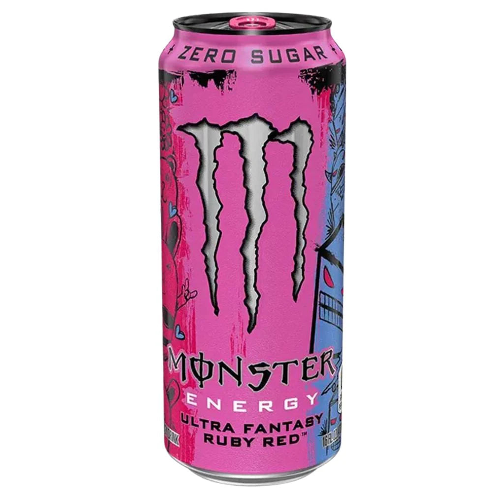 Monster Ultra Fantasy Ruby Red – Boisson énergisante sans sucre