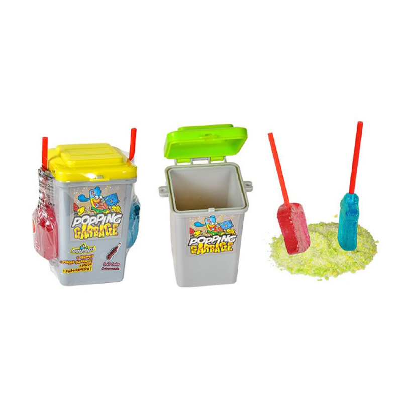 Popping Garbage – Bonbon Pétillant en Mini Poubelle Amusante !