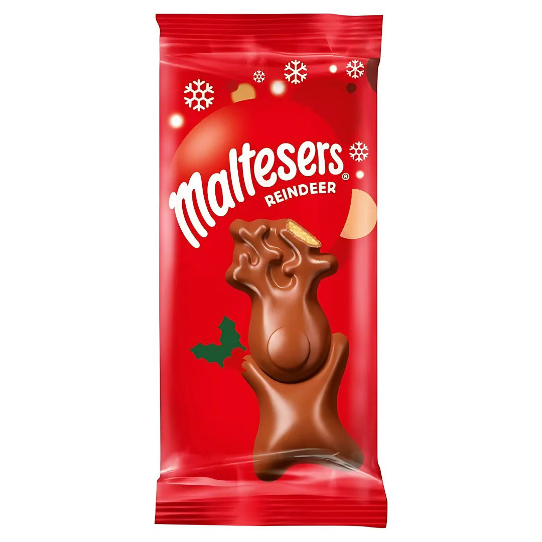 Maltesers Christmas Reindeer Bar – Chocolat au lait gourmand de Noël