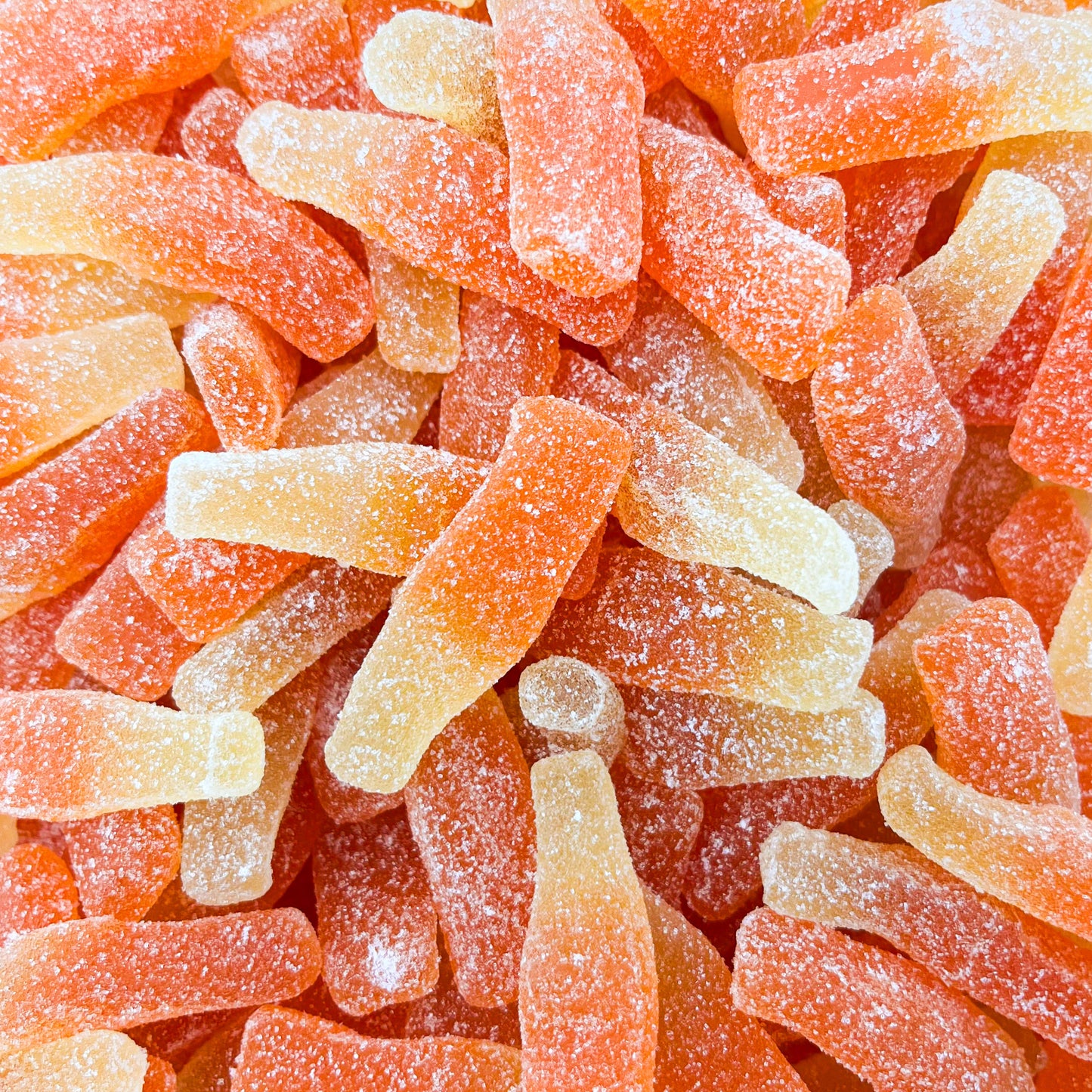 Bouteilles Acides Orange – Bonbons Gélifiés Acidulés