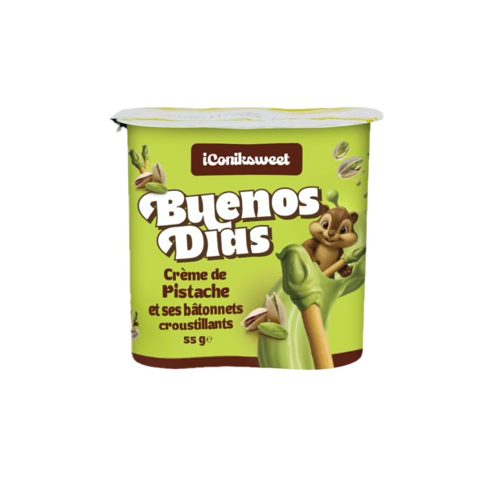 Buenos Dias - Crème de Pistache et ses bâtonnets croustillants