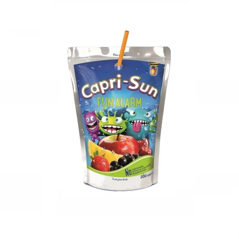 Capri-Sun Fun Alarm 200 ml – La Boisson Fruitée qui Met de l'Animation dans la Journée !