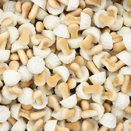 Lozano Champignons Chocolat Blanc – Snack Croustillant & Fondant