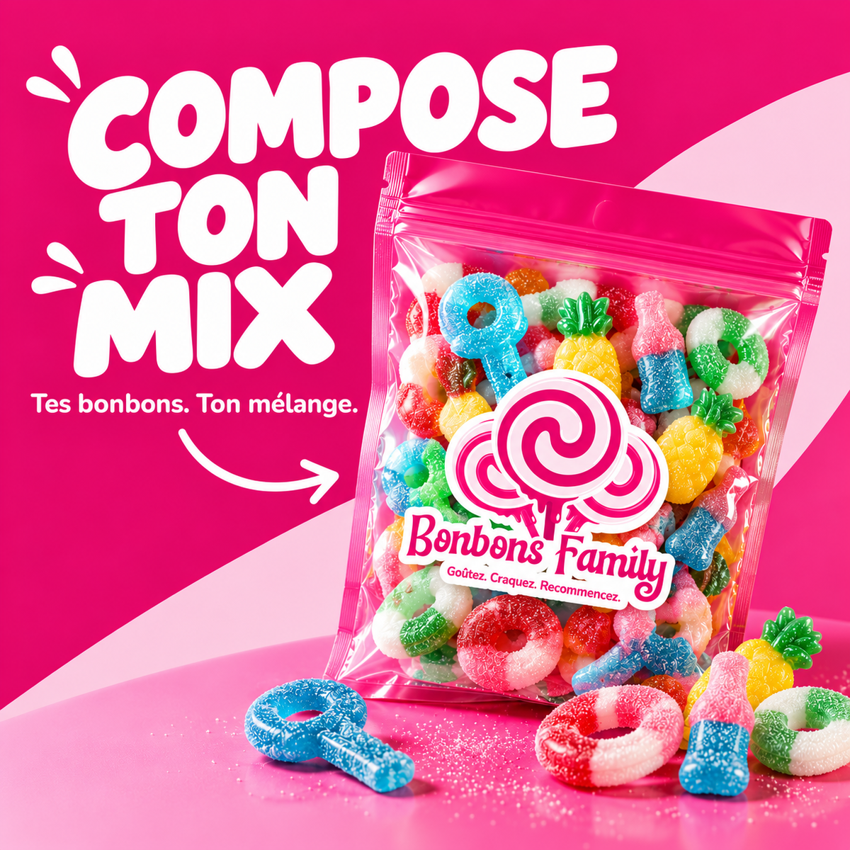 Crée ton vrac Bonbons Family