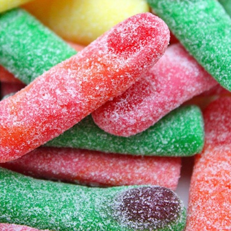 Bon Bons Rouges Durs Acidulés Doigts Acidulés - Une expérience de douceur à chaque bouchée ...