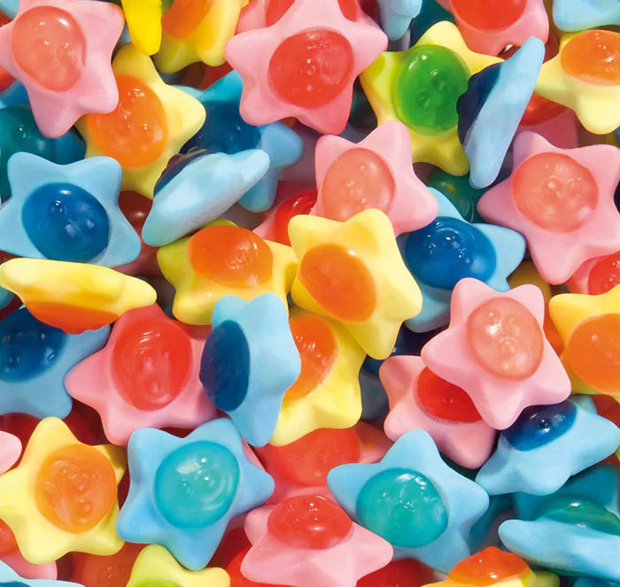 Étoiles Lisses Bonbons – Bonbons Fruités en Forme d’Étoile