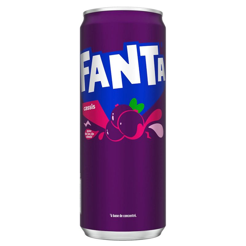 Fanta Cassis – Boisson gazeuse fruitée au cassis