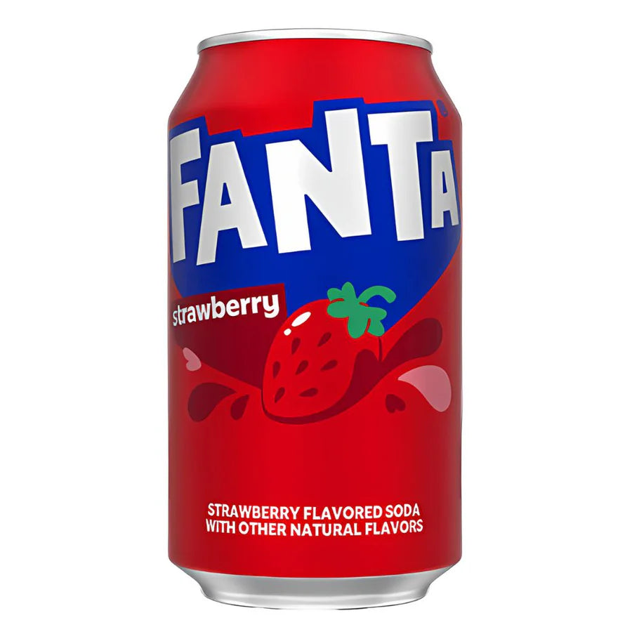 Fanta Strawberry – Boisson gazeuse fruitée à la fraise
