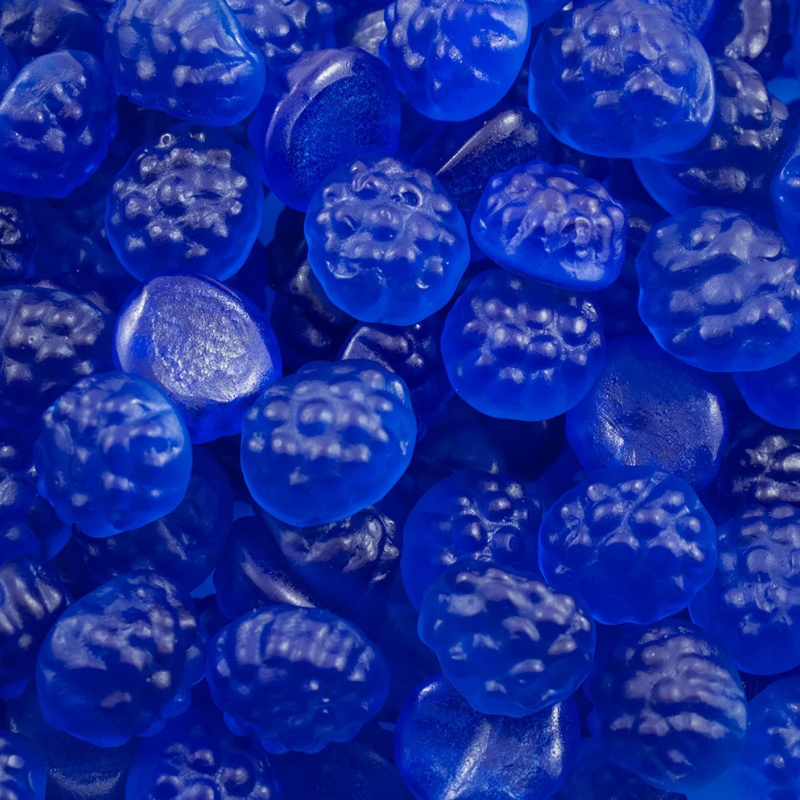 Framboise Bleue Lisse | Bonbons Fruités et Tendres