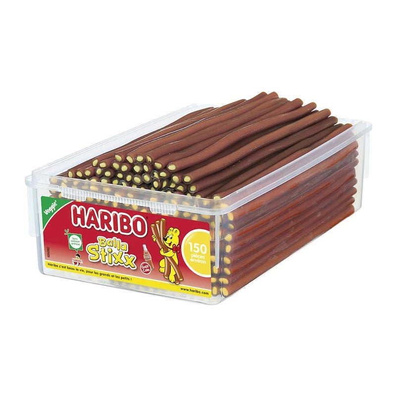 Haribo Balla Stixx Cola x5 – Bonbons Fourrés Acidulés au Goût Intense