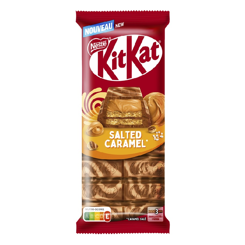 Kit Kat Salted Caramel | Chocolat Croquant Caramel Beurre Salé