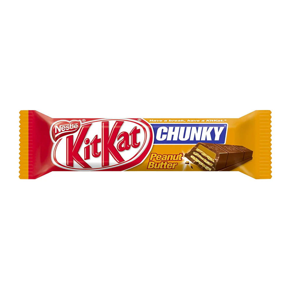 Kit Kat Chunky Peanut Butter 42 g – Le Célèbre Kit Kat en Version Généreuse au Beurre de Cacahuète !