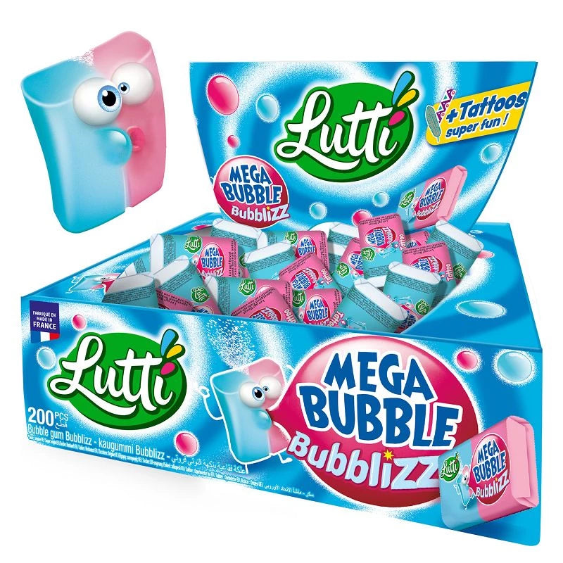 Mega Bubble Rubblizz | Chewing-gums Géants Saveurs Fruitées