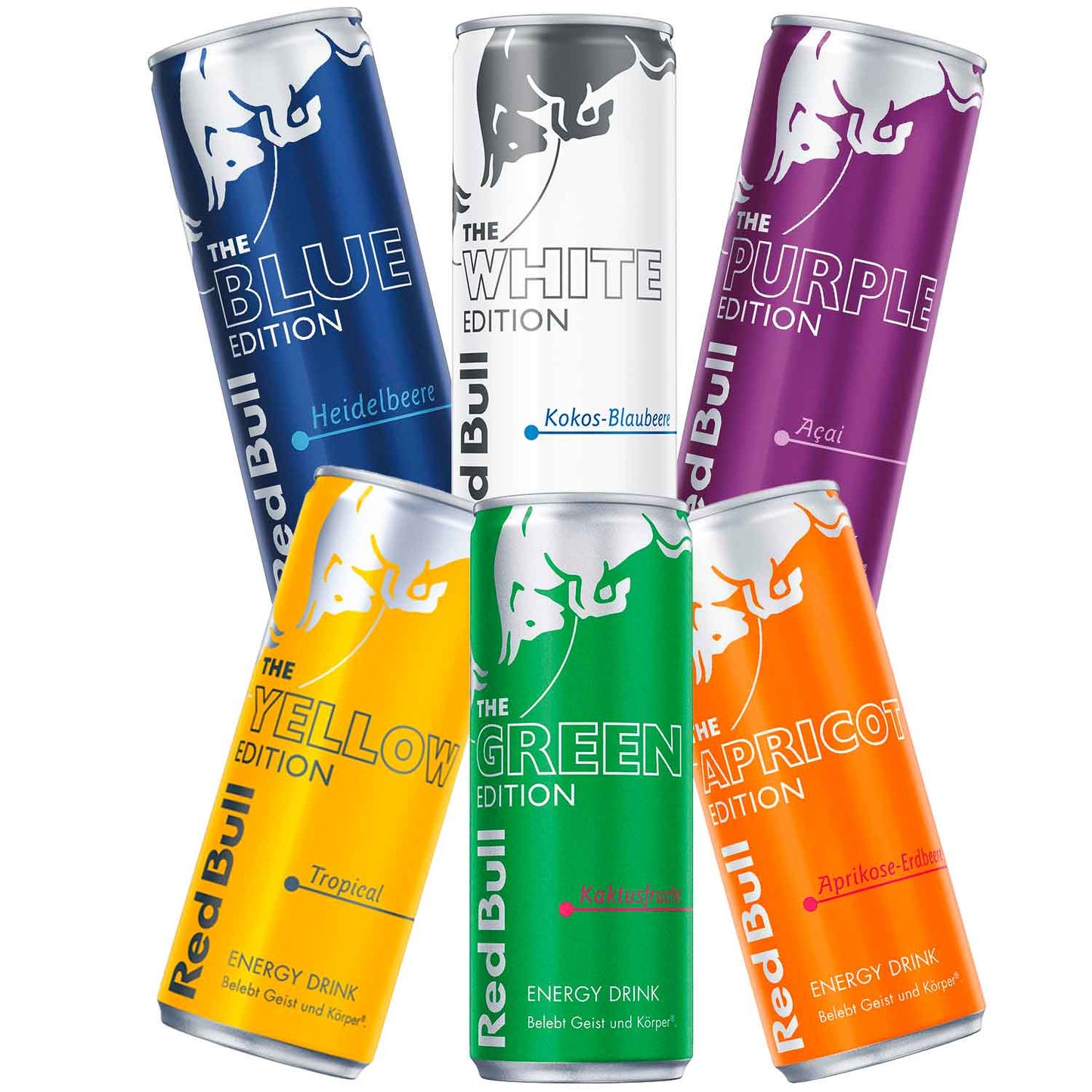 Mix de 10 Canettes Red Bull – Éditions Assorties