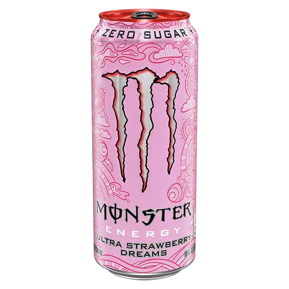 Monster Ultra Strawberry Dreams – L'Énergie Fruité pour Réveiller Vos Rêves !