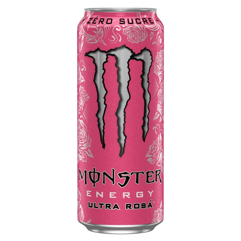 Monster Rosa Ultra 500 ml – L’Énergie Légère et Florale Sans Sucre !