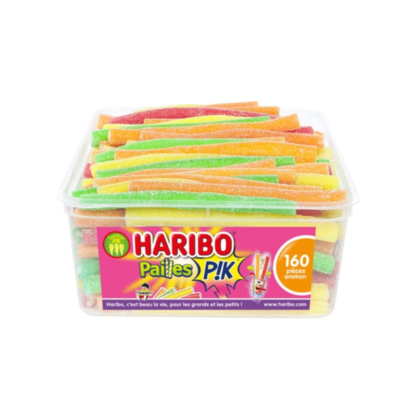 Paille Pik Haribo x4 - Bonbons-family